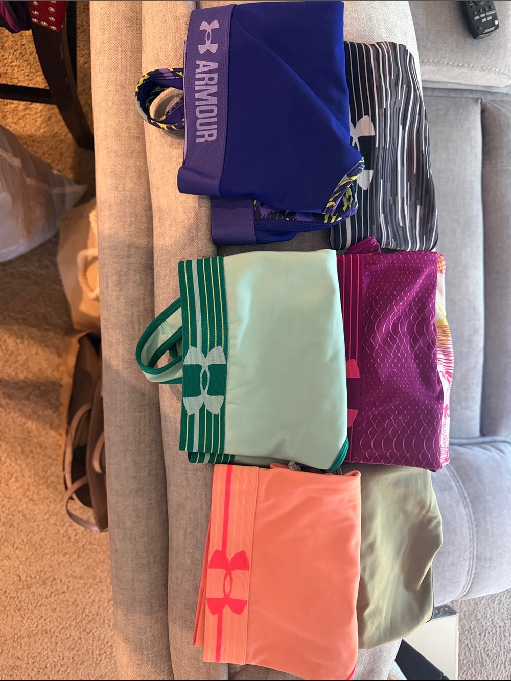 Under Armour Women's Assorted Color Gym Bags - Blue, Mint, Pink, Purple